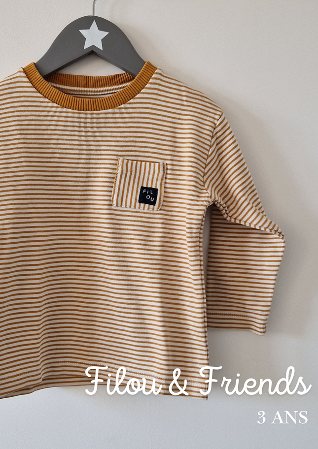 T-shirt ML Filou & Friends - 3 ans