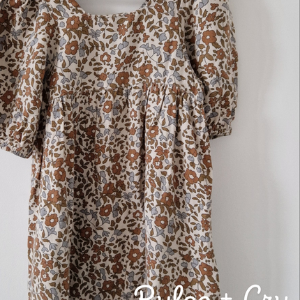 Robe Rylee + Cru fleurie - 2/3 ans