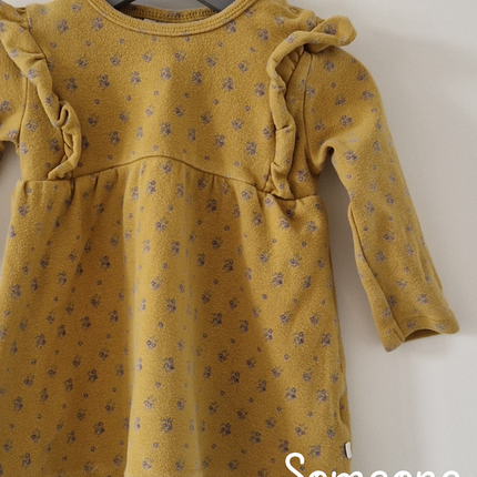 Robe courte Someone moutarde - 80 cm