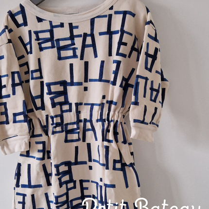 Robe courte Petit Bateau tag - 104 cm
