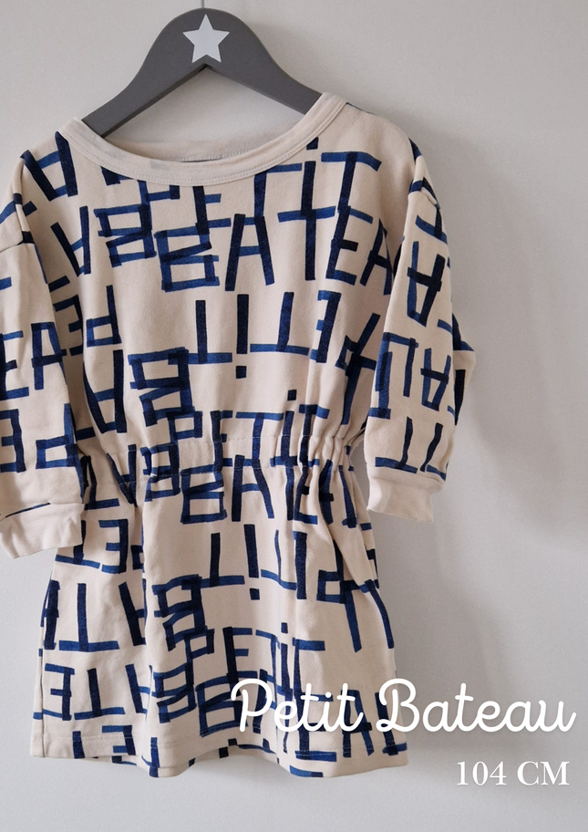 Robe courte Petit Bateau tag - 104 cm