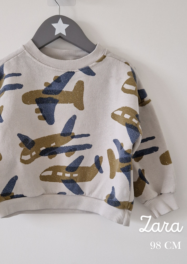 Sweat Zara avion - 98 cm