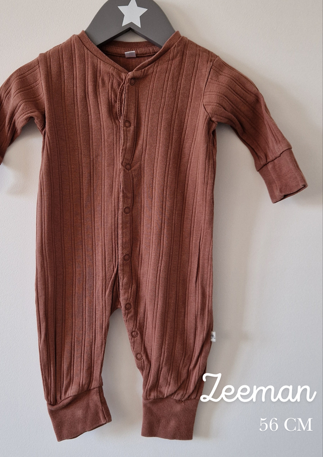Combinaison Zeeman marron - 56 cm