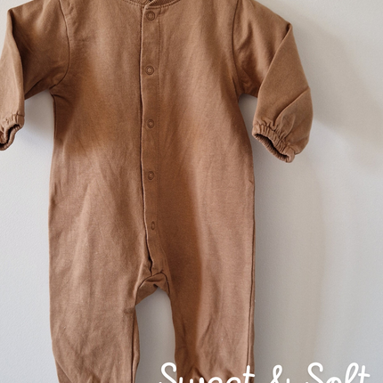 Combinaison Sweet & Soft marron - 62cm