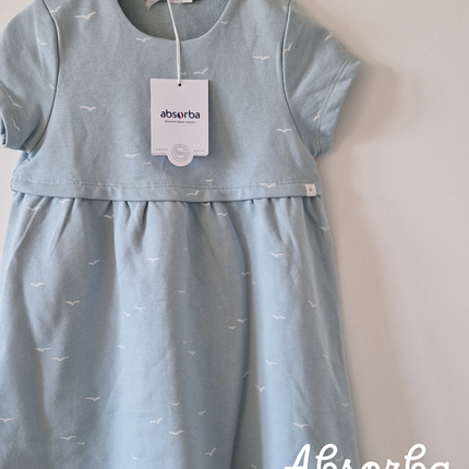 Robe Absorba bleu - 98 cm NEUF