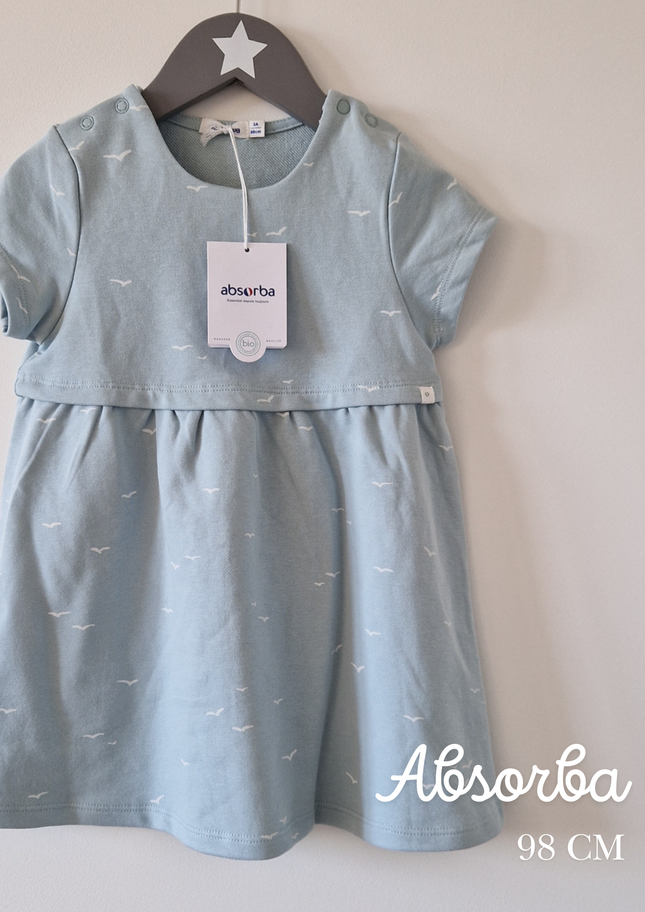 Robe Absorba bleu - 98 cm NEUF