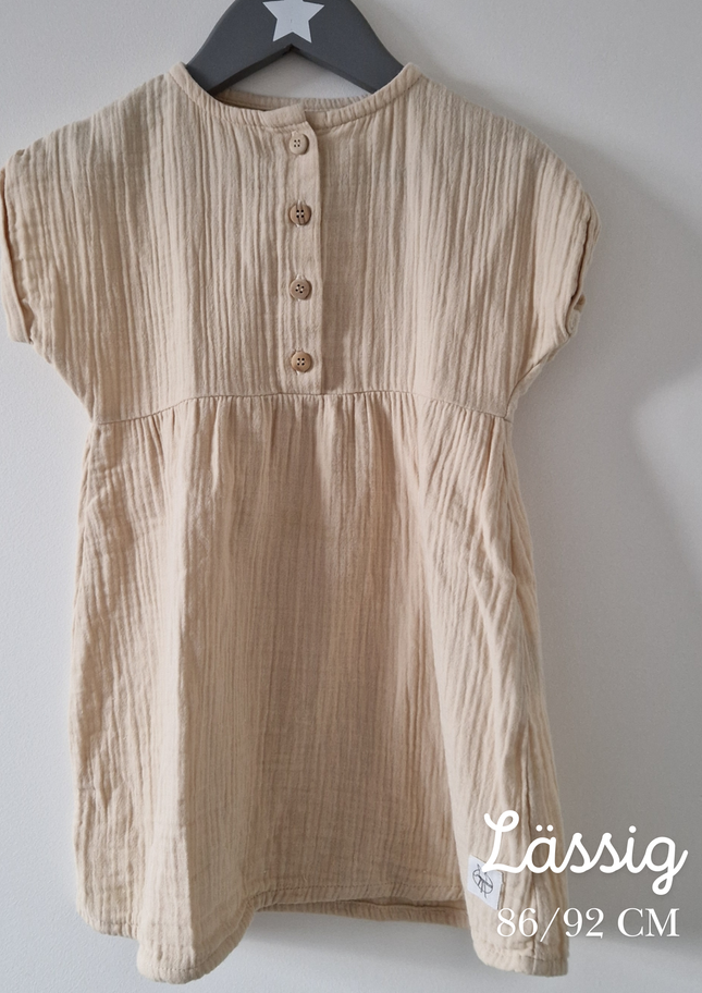 Robe courte Lässig beige - 86/92 cm