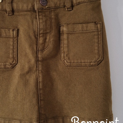 Jupe "Tison" Bonpoint neuve vert kaki - 130cm
