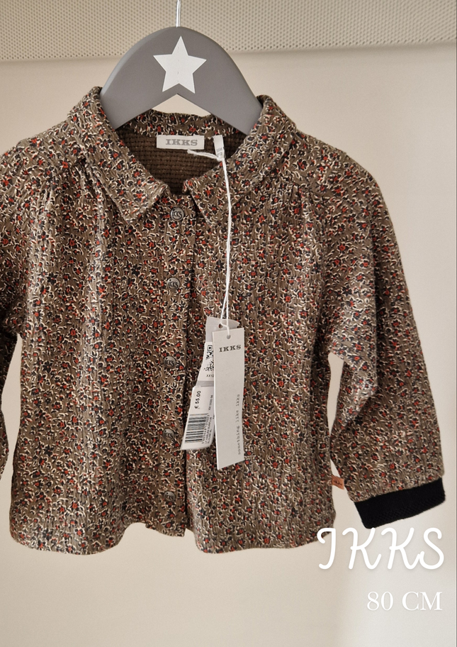 Chemisier ML IKKS fleurie - 80 cm - NEUF