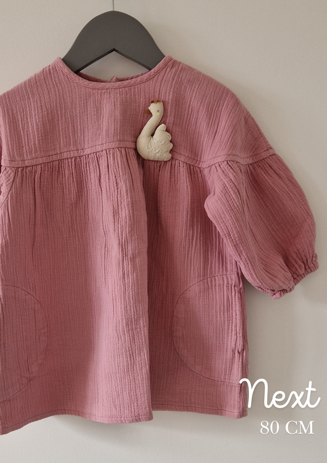 Robe Next Rose "Cygne" - 80 cm