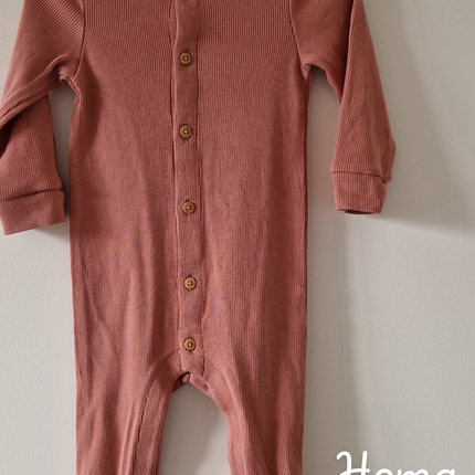 Combinaison Hema vieux rose / corail - 68 cm