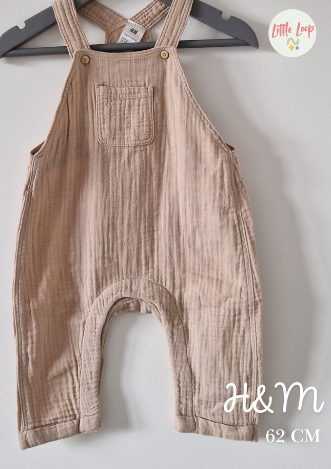Salopette H&M beige - 62 cm