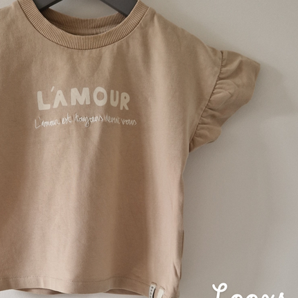 T-shirt Looxs "L'amour" - 98 cm