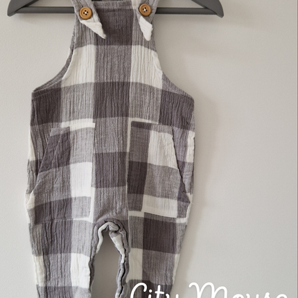 Salopette City Mouse - 6/9 mois