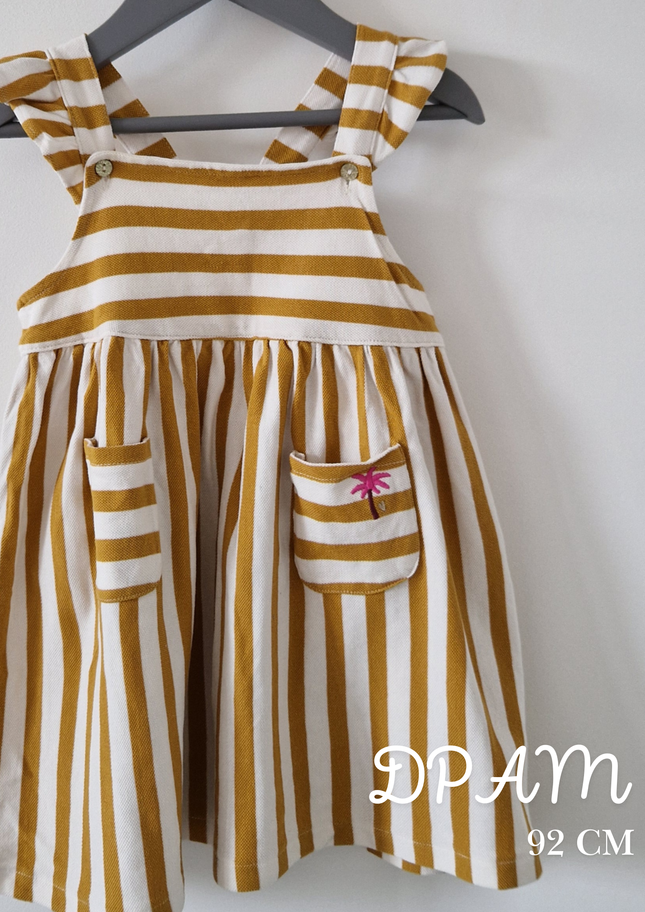 Robe DPAM rayée - 92 cm