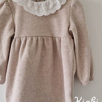 Robe Kiabi beige - 36 mois