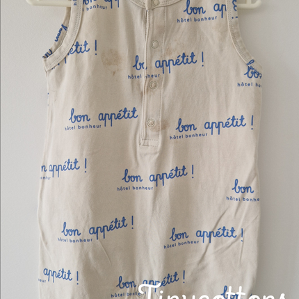 Combishort Tinycottons "Bon appétit" - 12/18 mois