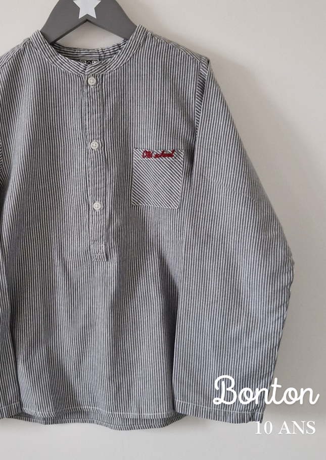 Tunique ML Bonton 'Old School' - 10 ans